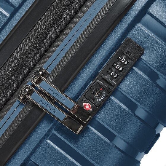 Pactastic Collection 04 THE MEDIUM + 4 wheels Trolley M 66 cm with expansion pleat