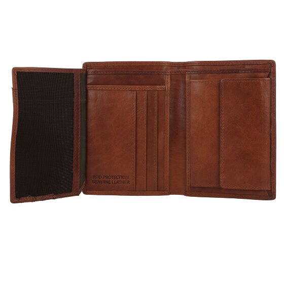 Greenburry Newport Wallet RFID protection Leather 12.5 cm