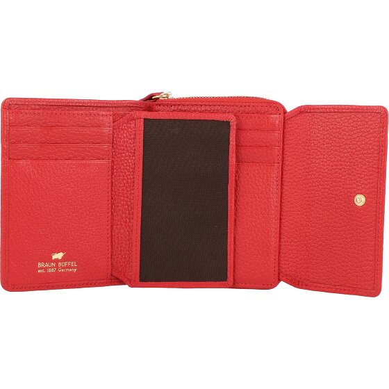 Braun Büffel Asti Wallet RFID protection Genuine Leather 12 cm