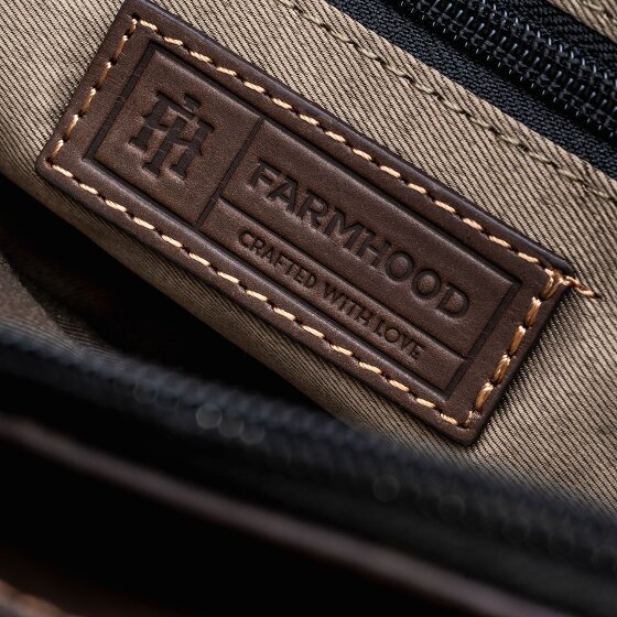 Farmhood Nashville XL shoulder bag 2 compartments leather 29 cm