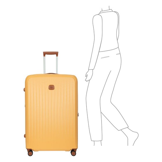 Bric's Taormina 4 wheels Trolley L 82 cm with expansion pleat
