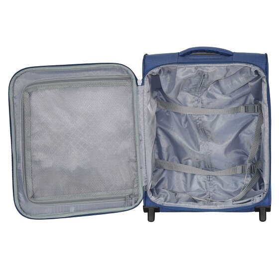 d&n Travel Line 6400 2-4 Roll Suitcase Set 3pcs.