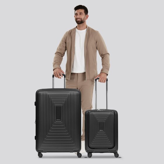 Redolz Essentials 14 4-wheel suitcase set 2 pcs. laptop compartment with expansion fold