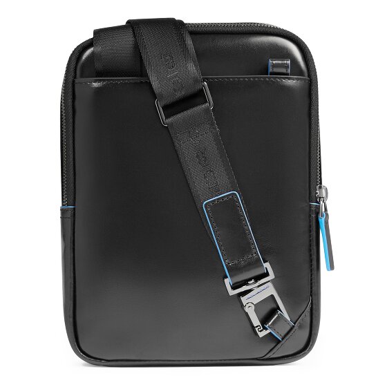 Piquadro Blue Square Mini Bag Shoulder Bag Leather 17 cm
