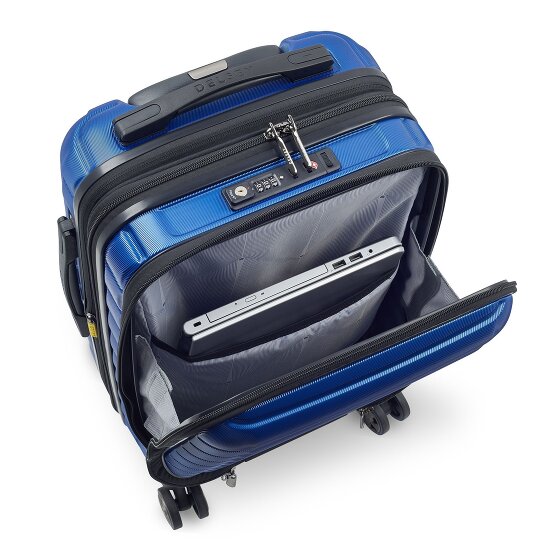 Delsey Paris Shadow 5.0 4-wheeled cabin trolley 55 cm laptop compartment with expansion pleat