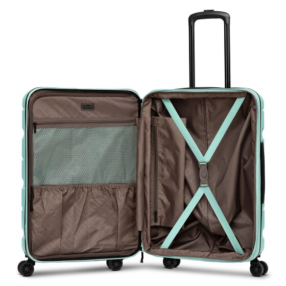 Franky Munich 4.0 4-wheel suitcase set 3-piece with stretch fold