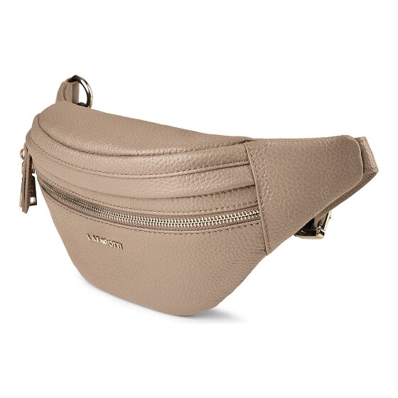 Lazarotti Bologna Leather Double-Zip Bum Bag, Crossbody, Leather, 25 cm