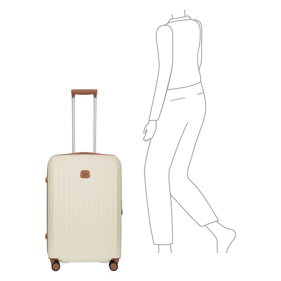 Bric's Taormina 4 wheels Trolley M 69 cm with expansion pleat