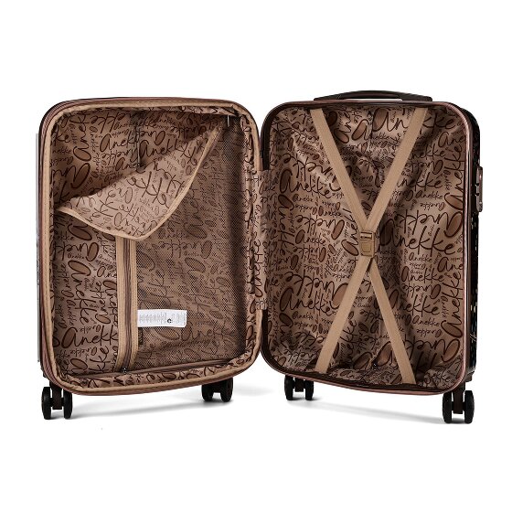 Anekke Tulip 4 wheels Cabin suitcase 55 cm Expandable