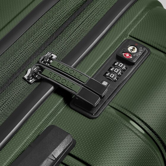 Redolz Essentials 11 4 wheels Suitcase set 3-piece with expansion pleat