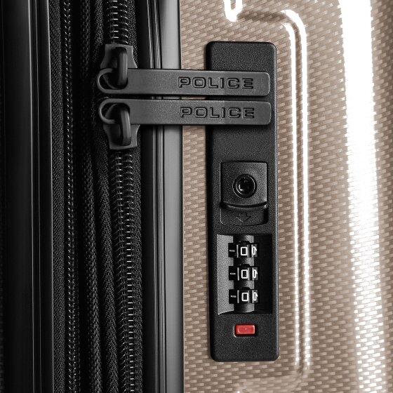 Police New York 4 wheels Cabin suitcase S 54 cm Expandable