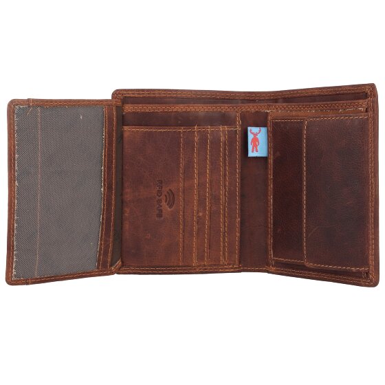 Jack Kinsky Monterey Wallet RFID protection Leather 9.5 cm