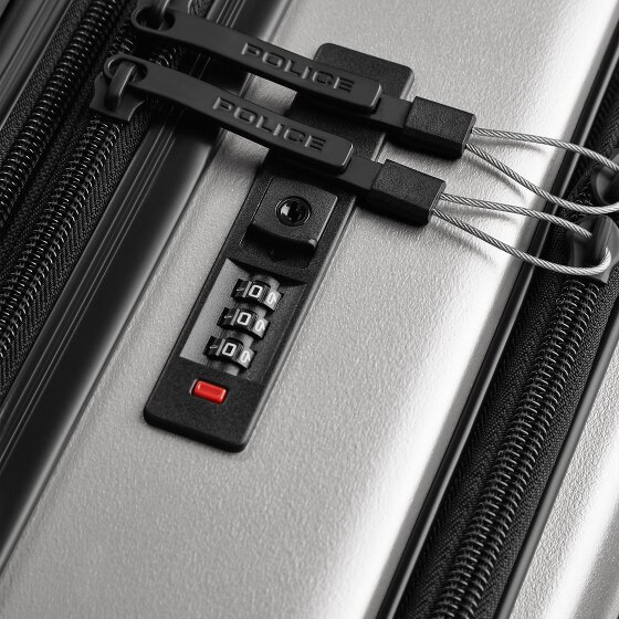 Police Dublin 4 wheels Cabin suitcase S 54 cm Laptop compartment Expandable