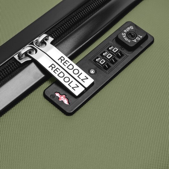 Redolz Essentials 09 3-SET 4 wheels Suitcase set 3-piece