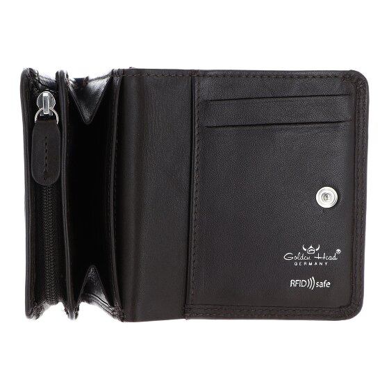Golden Head Polo Wallet RFID protection Genuine Leather 10 cm