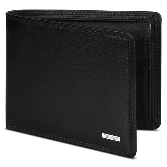 Redolz Leather Essentials QF wallet RFID leather 12 cm fold-out
