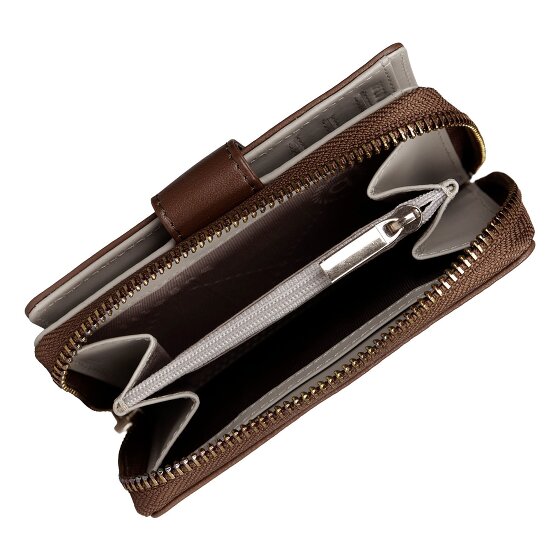 Bugatti Viola Wallet RFID protection Leather 12 cm