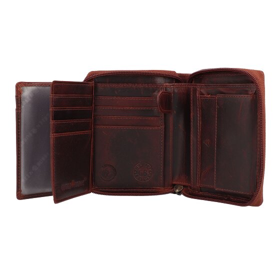 Greenburry Rugged Wallet RFID protection Leather 10 cm