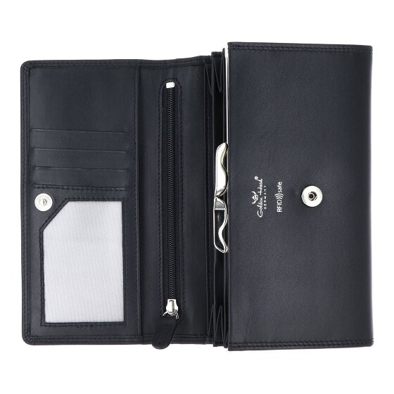 Golden Head Polo Wallet RFID protection Genuine Leather 17 cm