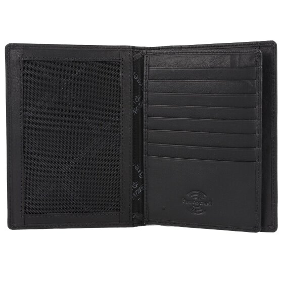 Greenland Nature Black Nappa passport case RFID leather 11.5 cm