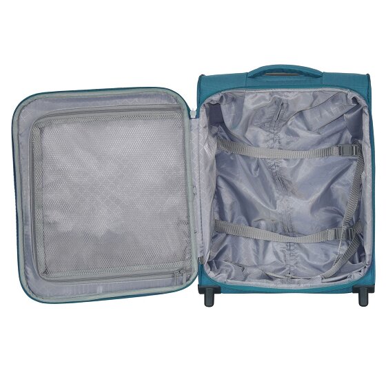d&n Travel Line 6400 2-4 Roll Suitcase Set 3pcs.