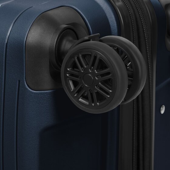 d&n Travel Line 4300-Plus 4 wheels Trolley M 65 cm with expansion pleat