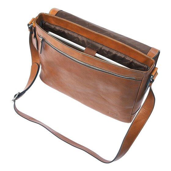 Castelijn & Beerens Mark Briefcases Messenger RFID protection Leather 39 cm Laptop compartment