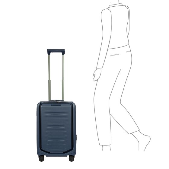 Porsche Design Roadster 4 wheels Cabin trolley S 55 cm Laptop compartment with expansion pleat