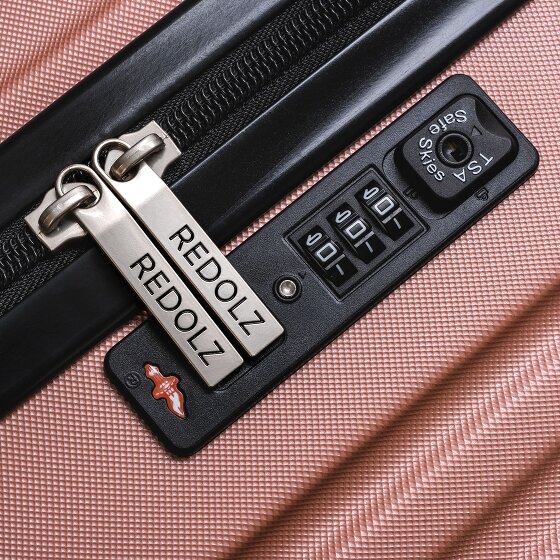 Redolz Essentials 07 3-SET 4 wheels Suitcase set 3-piece