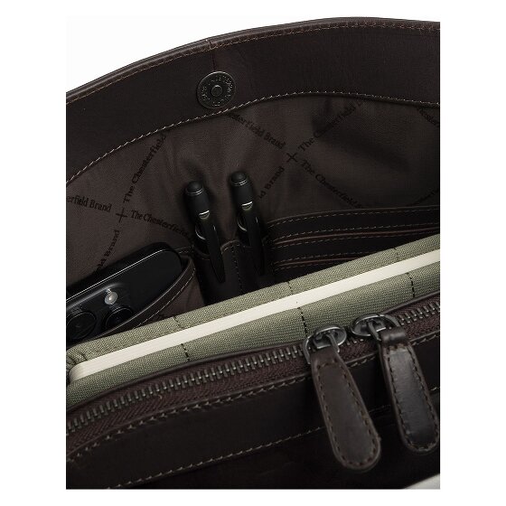 The Chesterfield Brand Lioren Shoulder Bag Genuine Leather 31 cm