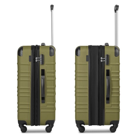 Wenger Amplar Evo 4 wheels Suitcase set 3-piece with expansion pleat