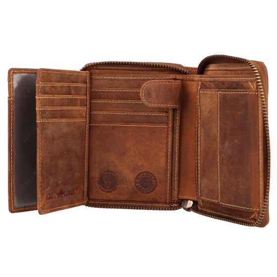 Greenburry Vintage zodiac wallet leather 10 cm