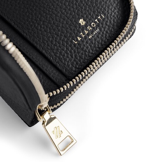 Lazarotti Bologna Leather XL Double Zip-Around Wallet, RFID-Protected, 20 cm