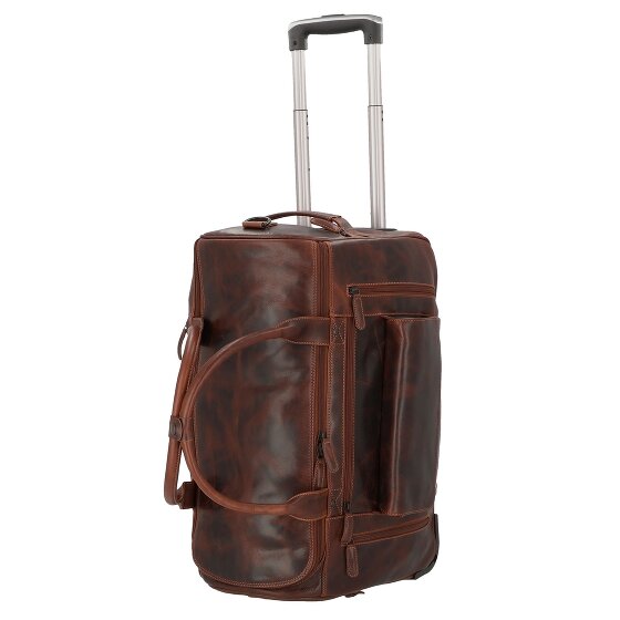 Greenburry Rugged 2 wheels Travel bag Leather 53 cm