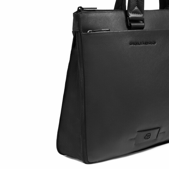 Piquadro Russel Briefcase RFID protection Leather 42 cm Laptop compartment