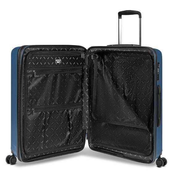 Redolz Essentials 14 4 wheels Suitcase set 3-piece with expansion pleat