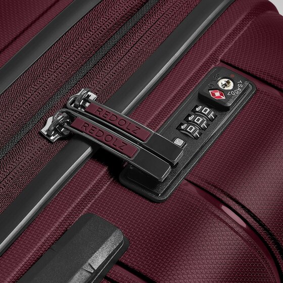 Redolz Essentials 11 4 wheels Suitcase set 3-piece with expansion pleat