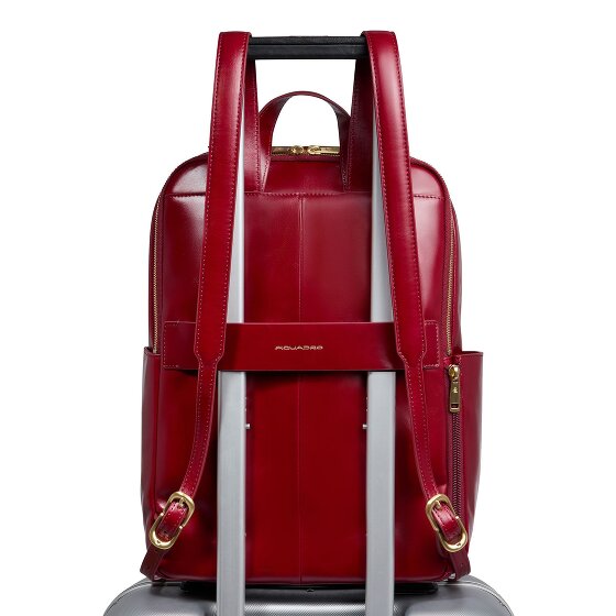 Piquadro Blue Square Daypack RFID protection Leather 37 cm Laptop compartment