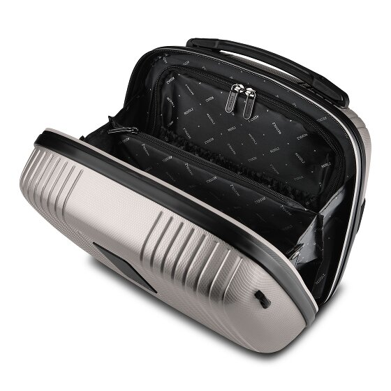 Redolz Essentials 14 4-wheel suitcase set + beauty case 4 pcs. with stretch fold