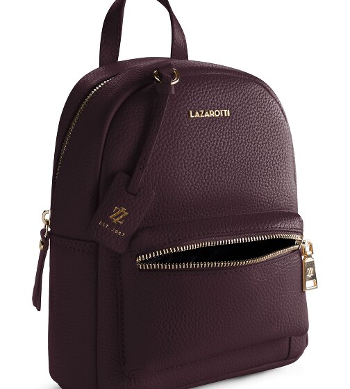 Lazarotti Bologna Leather City Backpack Genuine Leather 27 cm