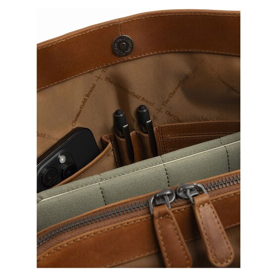 The Chesterfield Brand Lioren Shoulder Bag Genuine Leather 31 cm