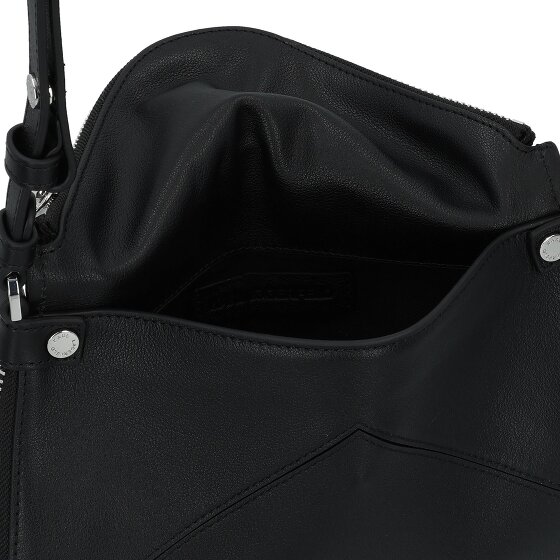 Karl Lagerfeld Hardware Mini Bag Shoulder Bag Leather 18 cm with expansion pleat