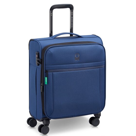 Delsey Paris x United Colors of Benetton BE 4-wheeled cabin trolley 55 cm with stretch fold