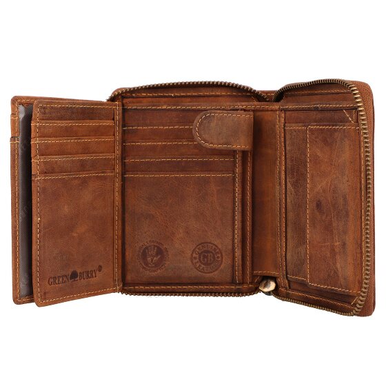 Greenburry Vintage Wallet Genuine Leather 12.5 cm