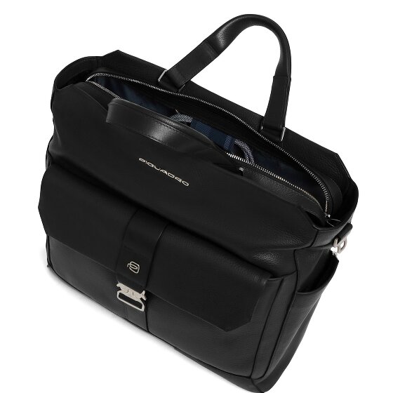 Piquadro Tebe Handbag Genuine Leather 36 cm Laptop compartment