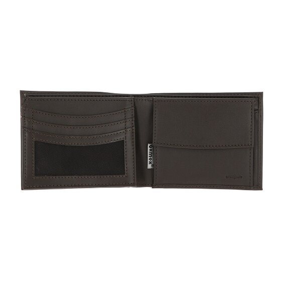 oxmox Leather Wallet RFID protection Genuine Leather 10 cm