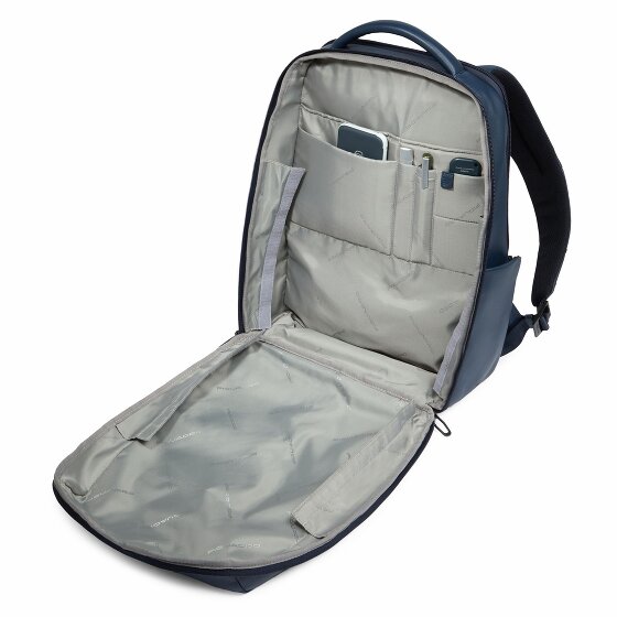 Piquadro Russel Daypack RFID protection Leather 41 cm Laptop compartment