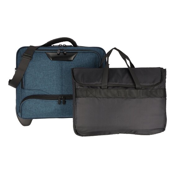 Dermata 2 wheels Wheeled briefcase 41 cm Laptop compartment