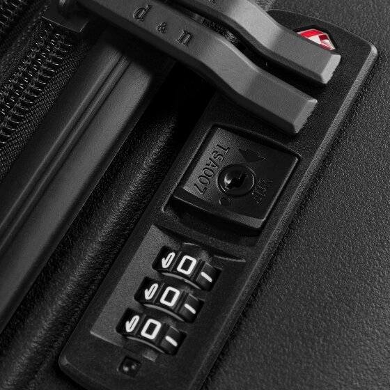 d&n Toronto 4 wheels Trolley L 75 cm with expansion pleat