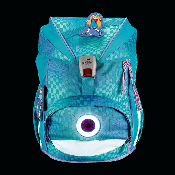 DerDieDas ErgoFlex LED school bag set 5pcs.